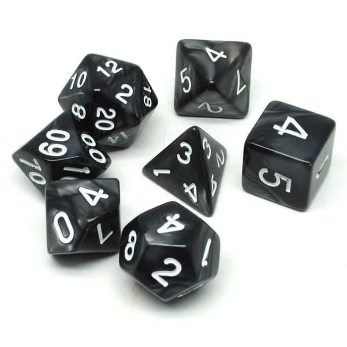 POLYHEDRAL DICE SHAPE D4 D6 D8 D10 D12 D20 CODE 76