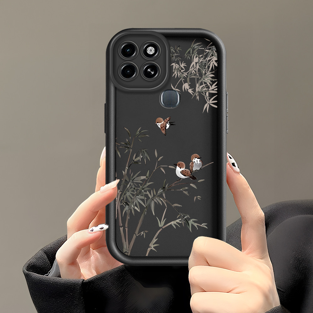 Infinix Smart 6 2021 X6511Bสําหรับเคสโทรศัพท์HP Kesing Softcase C8 2023 ID33