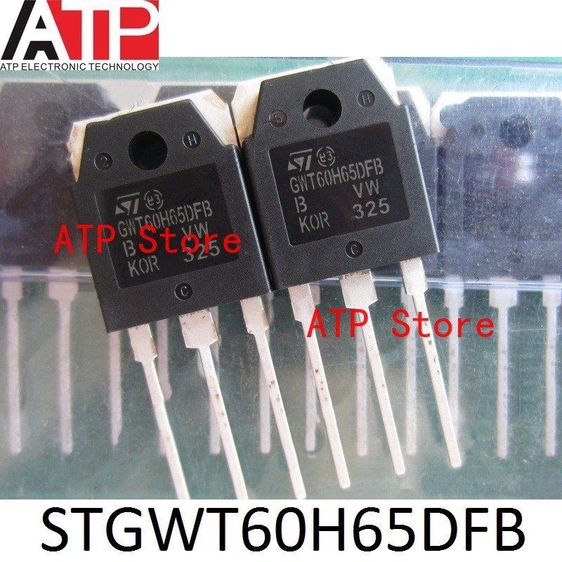 10 ชิ้น/ล็อต 100% ใหม่ Original STGWT60H65DFB GWT60H65DFB TO-3P ทรานซิสเตอร์ 650V 60A HSpd Trench Ga
