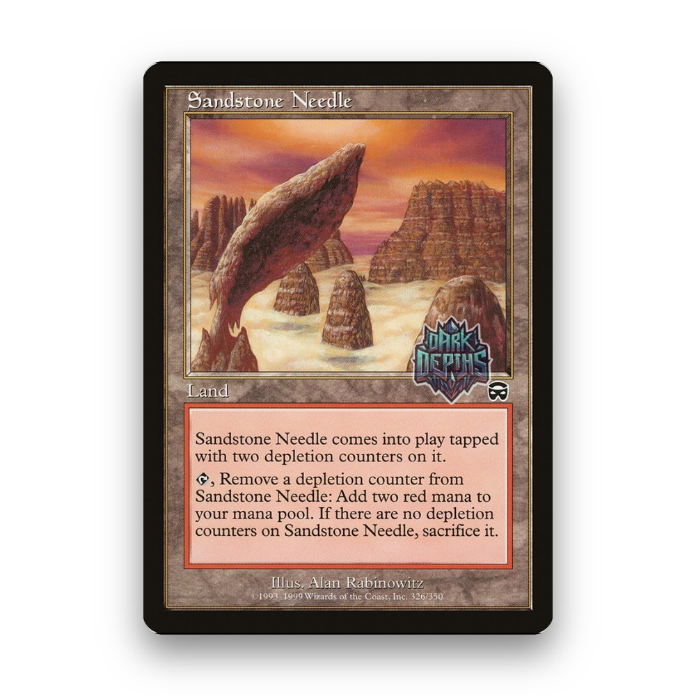 [MTG] Sandstone Needle (#326) [MMQ] [LAND] [COMMON] | Magic the Gathering