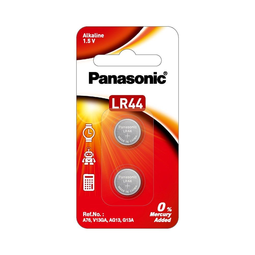 PANASONIC ถ่านเม็ดกระดุม LR-44PT/2