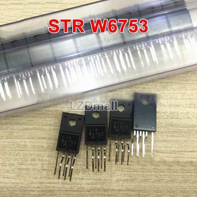 5 ชิ้น STR-W6753 STRW6753 W6753 TO220F-6 ชิปการจัดการพลังงาน