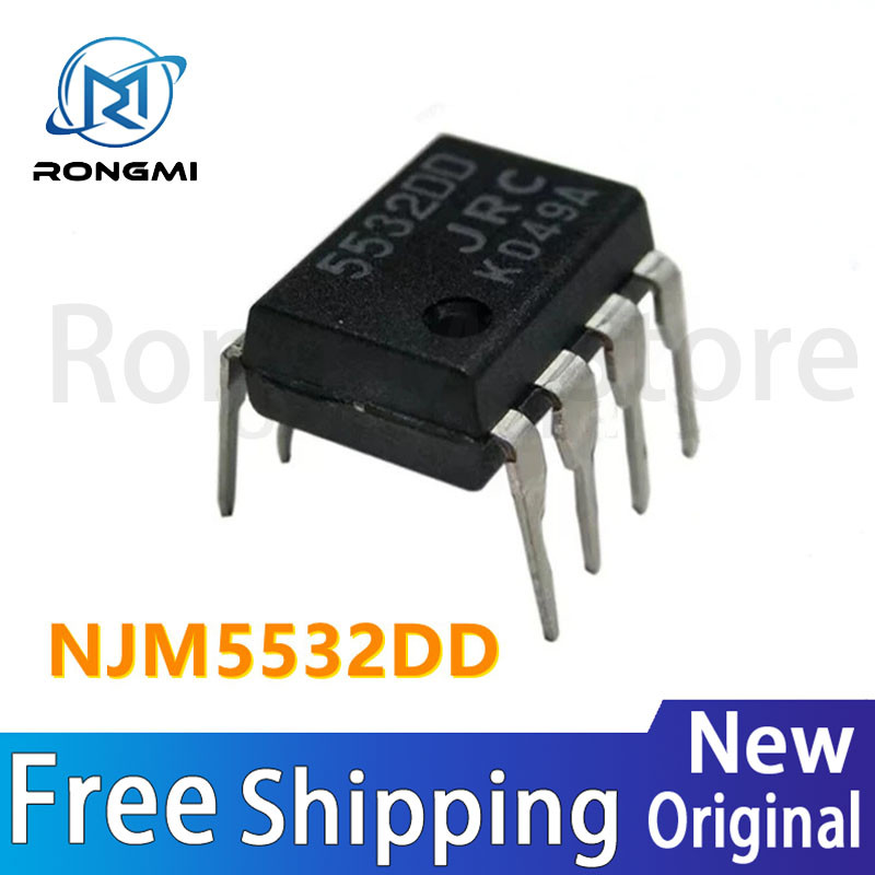 5-100 ชิ้น 5532DD JRC5532DD NJM5532DD DIP-8 IC Precision Dual Operational Amplifier Chip Spot Stock 