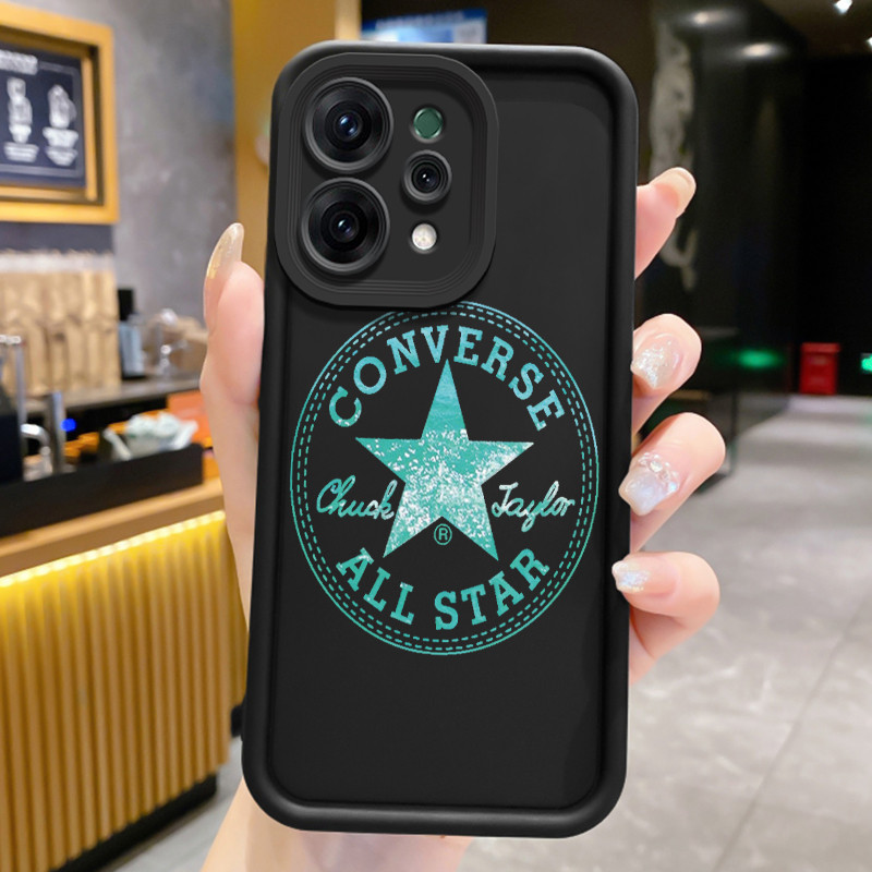 Casing Hp for OPPO Reno 14 5G Case Hp Casing pattern Round seal with star text HP Cesing mata Kesing