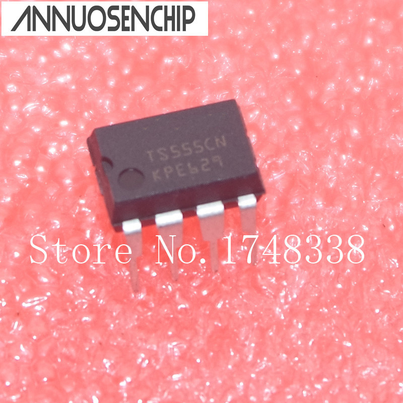50PCS TS555CN TS555 555 DIP8 TIMER LOW POWER CMOS ใหม่