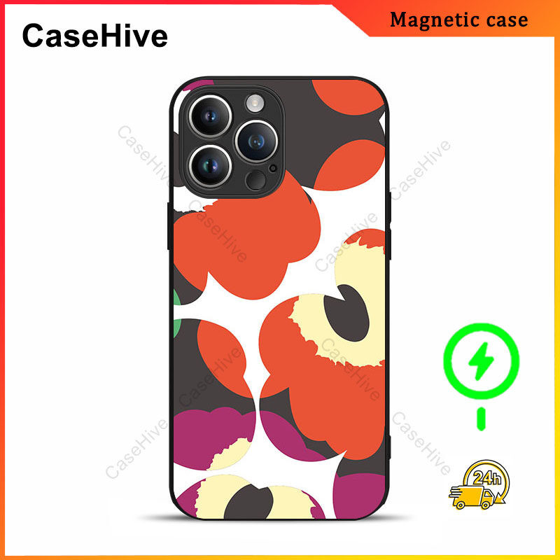 เคสโทรศัพท์ดอกไม้สําหรับ iPhone 17 Pro Max / iPhone 16 Pro Max / 15 Pro Max / 13 / Samsung Galaxy S2