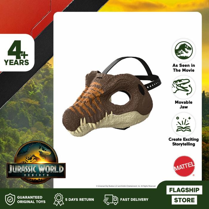 JURASSIC WORLD TOY REBIRTH SPINOSAURUS MASK - ACTION FIGURE TOY CODE 458