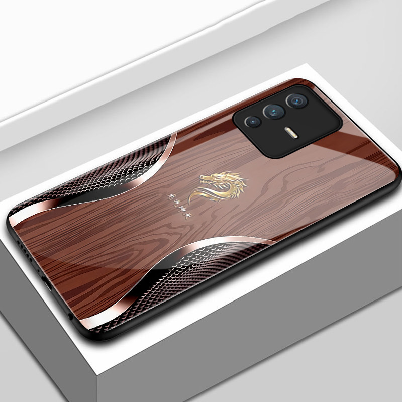เคสสำหรับ VIVO V23 5G V23i 5G V23E 4G V23E 5G Y75 เคสโทรศัพท์มังกรเปลือกแก้วกันกระแทก