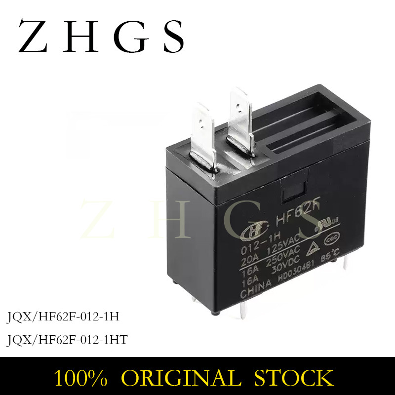 5PCS HF JQX-62F-012-1H HF62F-012-1H JQX HF62F 012 1H 1HT 16A 250VAC 4PIN RELAY