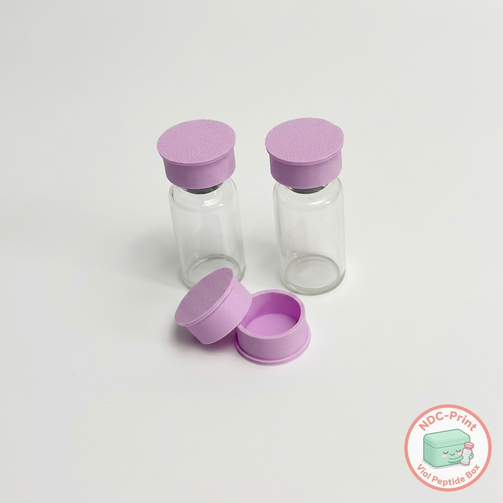 ฝาปิดขวดเปปไทด์ 10ml ฝาแทนเข็ม NDC Print