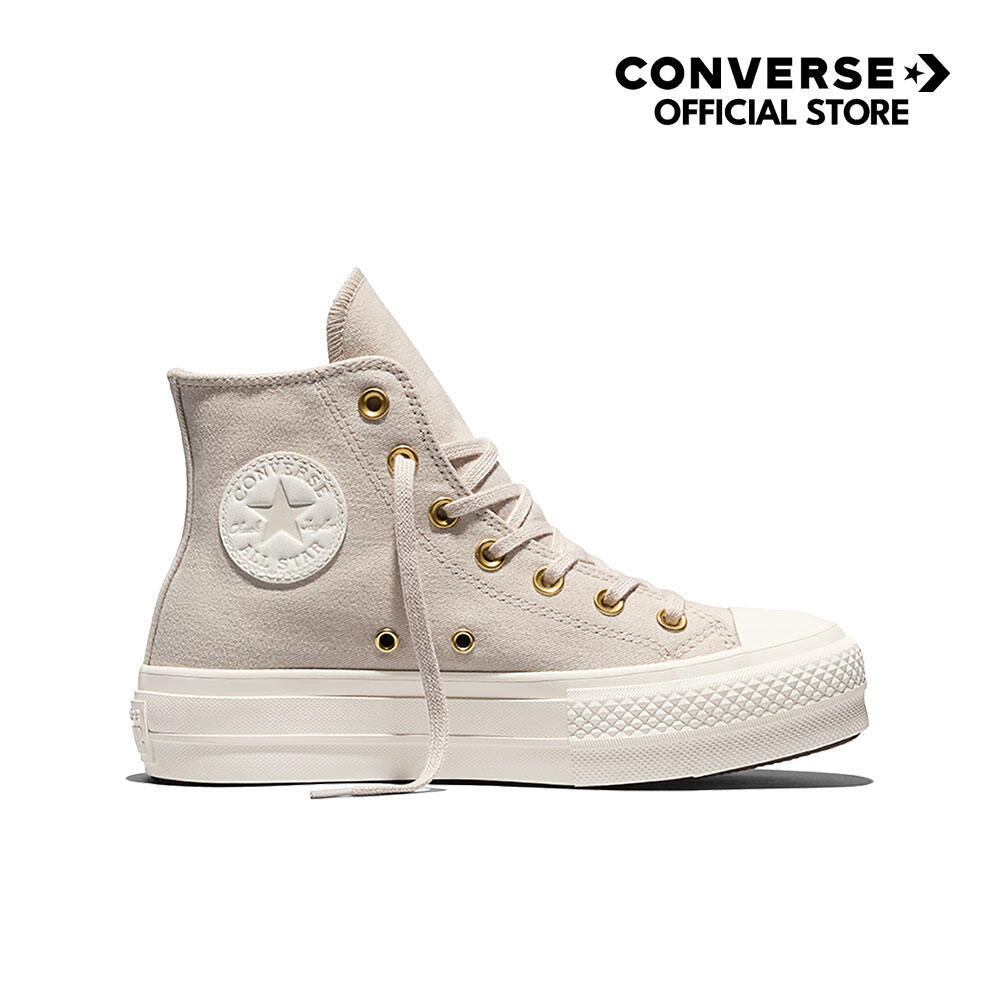CONVERSE รองเท้า Chuck Taylor All Star LIFT SIDE ZIP HI CREAM ผู้หญิง A18386CF_F6CMXX