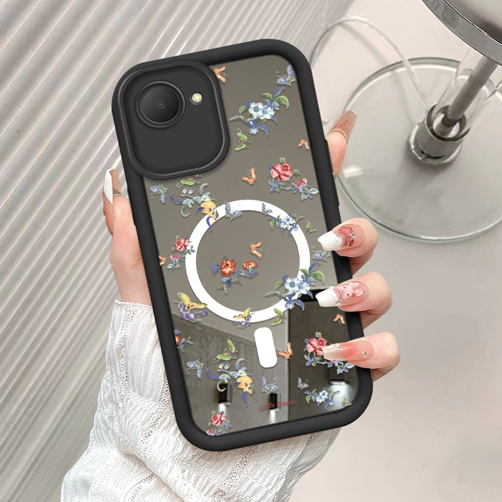 Realme C30 C30S Narzo 50i PrimeสําหรับกระจกSoftcaseกรณีHPดอกไม้Cassingปลอก103 JZ TY