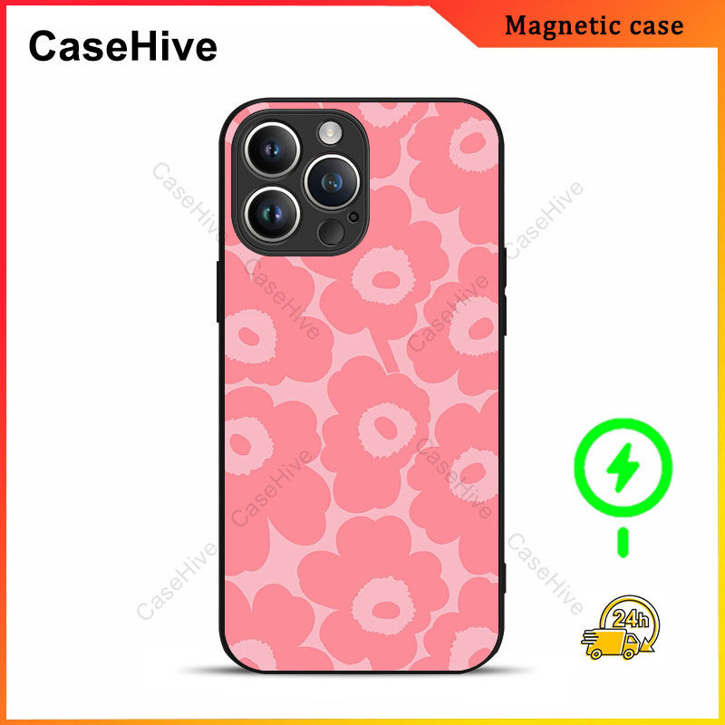 เคสโทรศัพท์ดอกไม้สําหรับ iPhone 17 Pro Max / iPhone 16 Pro Max / 15 Pro Max / 13 / Samsung Galaxy S2