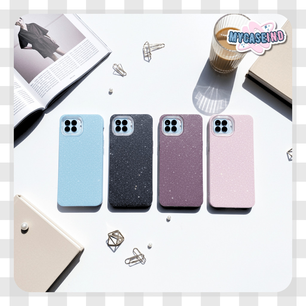 เคสกลิตเตอร์เคลือบเงา a16 a54s a15s oppo a17 a17k a76 realme 9i a38 a18 a3s a3x a57 2022 a58 a60 f9 