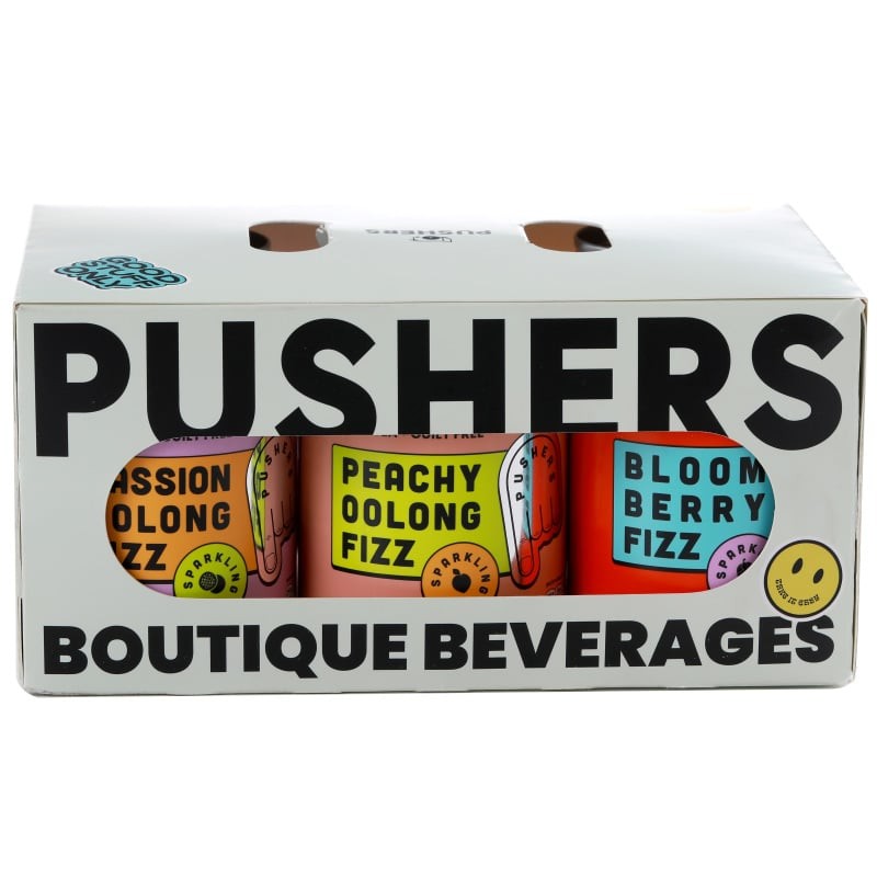 PUSHERS พุชเชอร์สชาซ่าคละรส 230มล แพค 6 [8851906883257]
