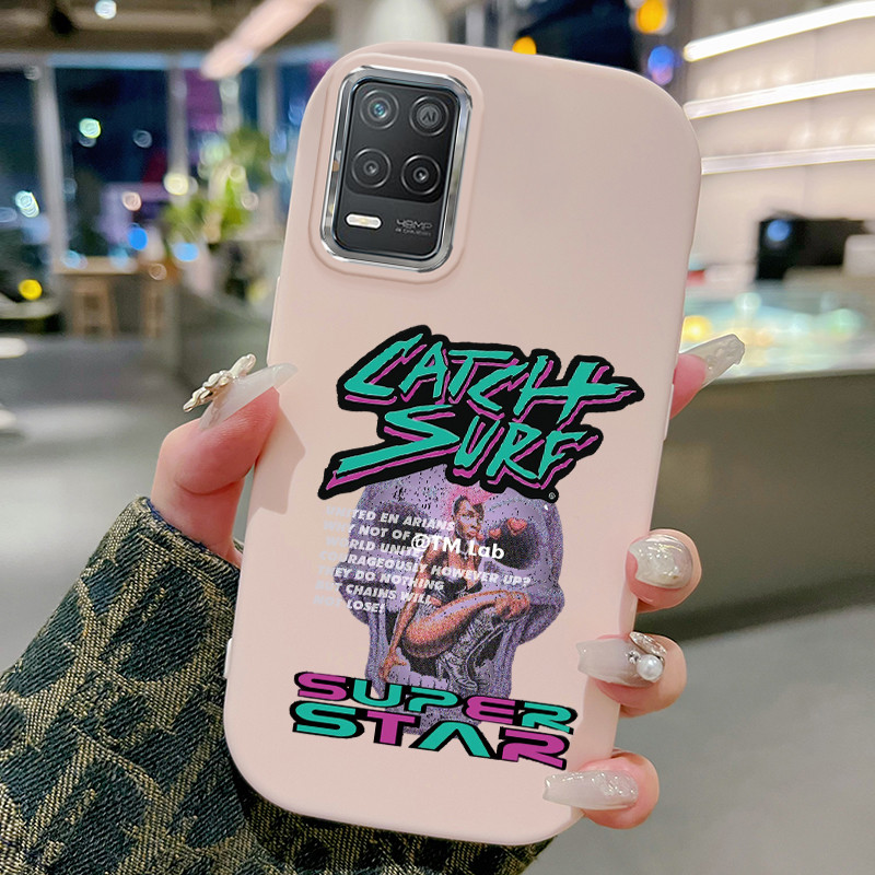 เคสโทรศัพท์สําหรับRealme 8 5G 8s 5G V13 5G Narzo 30 5GกรณีCreative English StarปลอกHPรอบไขมันCesingซ