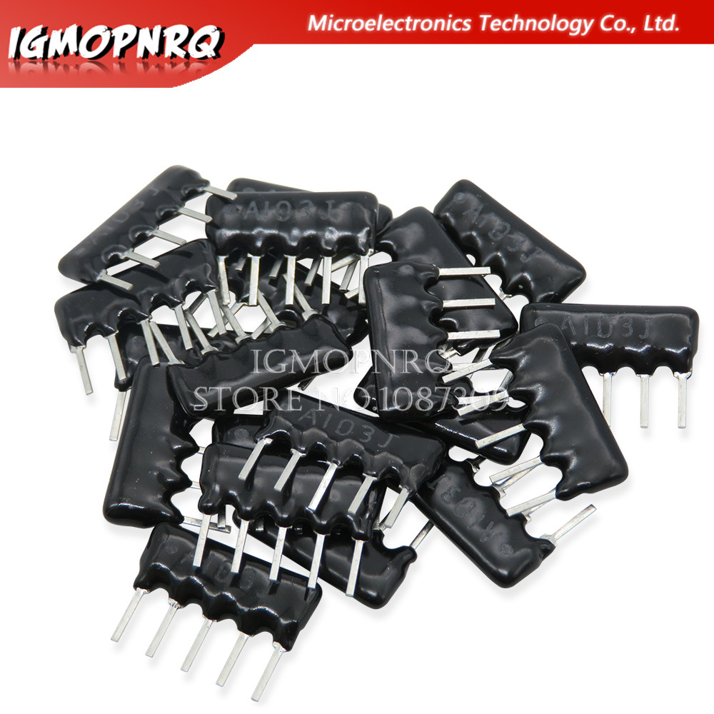 10pcs 6PIN 5PIN 9PIN excusion Network Resistor Arเรย์ DIP 100 220 330 470 510 680 1K 1.2K 1.5K 2K 2.