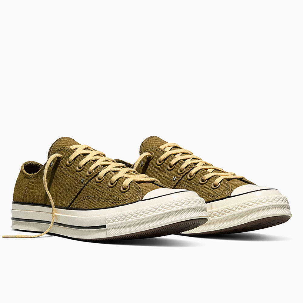 CONVERSE حذاء رجالي Chuck 70 Industrial Workwear Low — أخضر