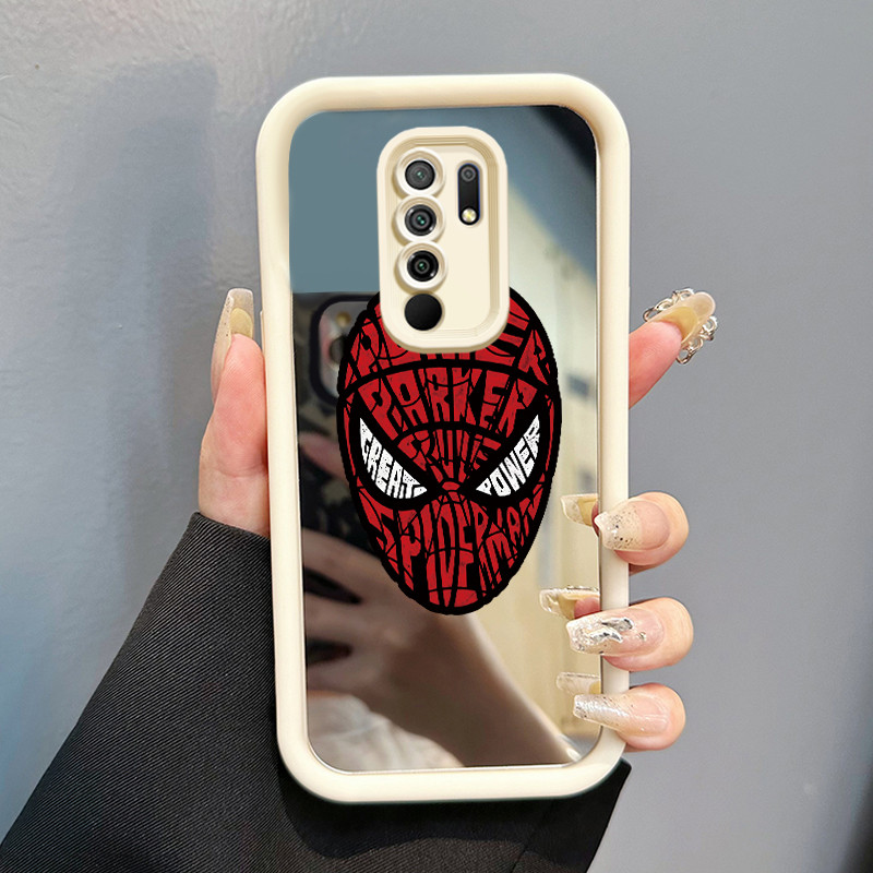 MERAH Xiaomi Redmi 9 Redmi 9 Prime 8 6A 5 Plus POCO M2 Case HP Softcase Silicone Design Red Black Ne