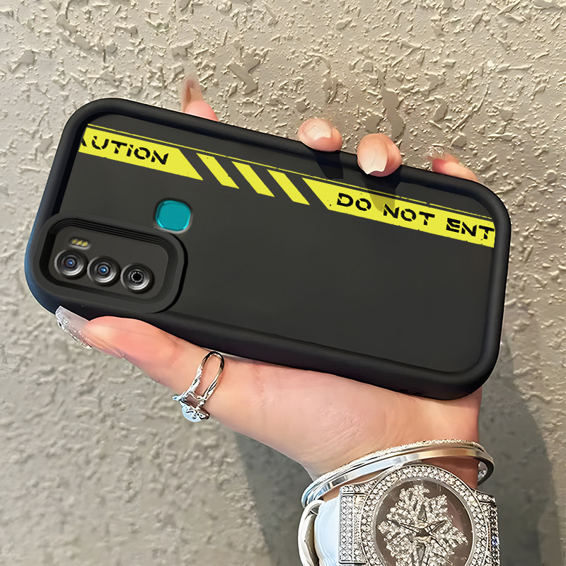 Infinix Hot 11 Play Hot 10 Play Hot 9 Play Hot 10 Case Softcase Character Line Pattern เคสซิลิโคนสวย