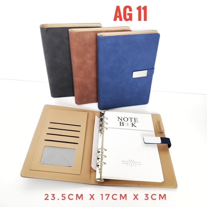 Ag 11, A5 Leather Agenda, Binder Agenda, Ar 07 Agenda, สมุดบันทึกของที่ระลึก