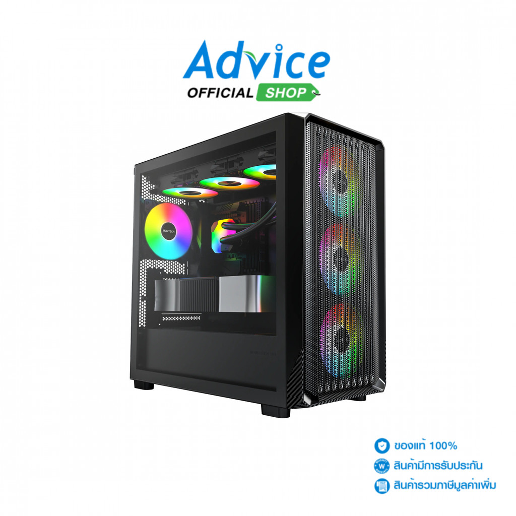 MONTECH mATX CASE (NP) X5M BLACK - A0172465