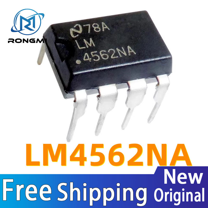 2-10 ชิ้น LM4562NA LM4562 4562 DIP-8 ชิป IC ในสต็อกขายส่ง