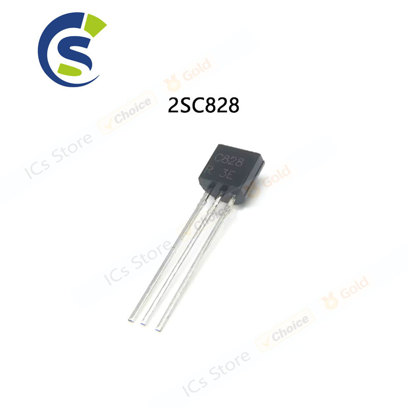ทรานซิสเตอร์ใหม่และต้นฉบับ 50 ชิ้น C828 TO-92 2SC828