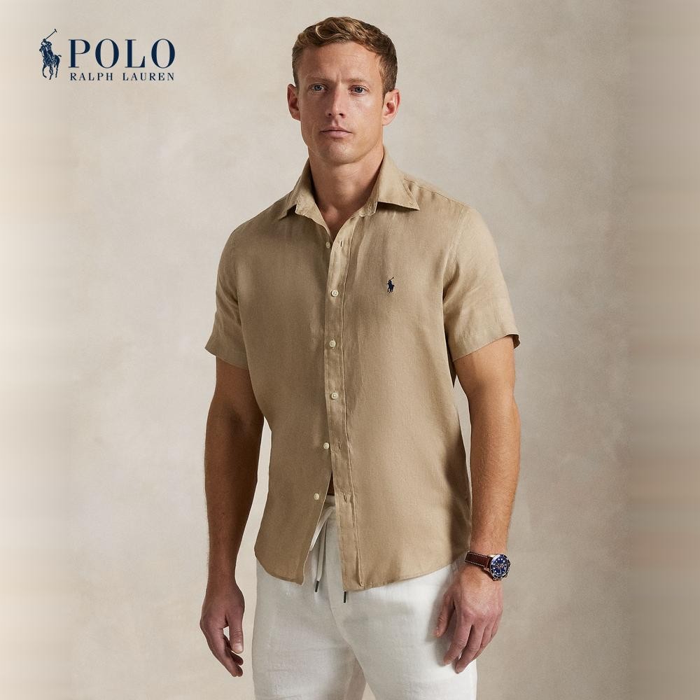 Polo Ralph Lauren เสื้อเชิ้ตผู้ชาย รุ่น MNPOWOV1N820914 สีน้ำตาล