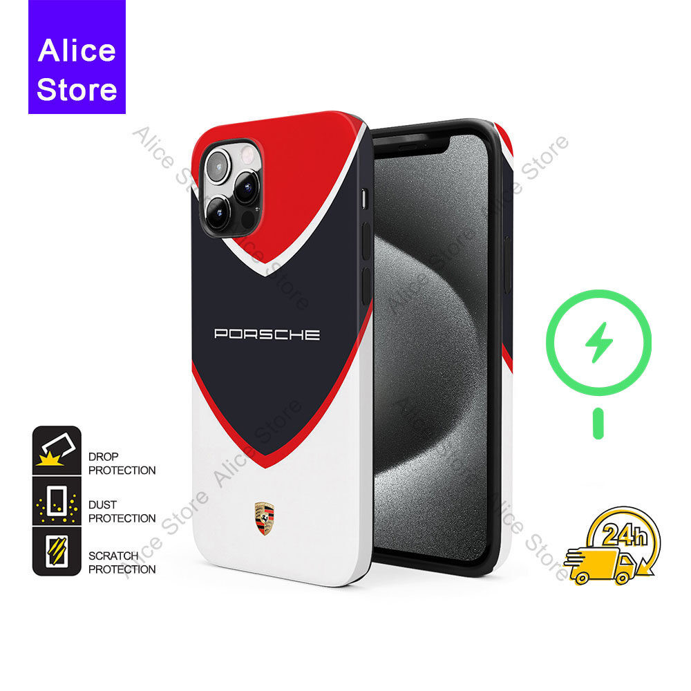 LMP 2019 Porsche99X เคสโทรศัพท์ไฟฟ้าสําหรับ iPhone 17 Pro Max / iPhone 16 Pro Max / 15 Pro Max / 13 