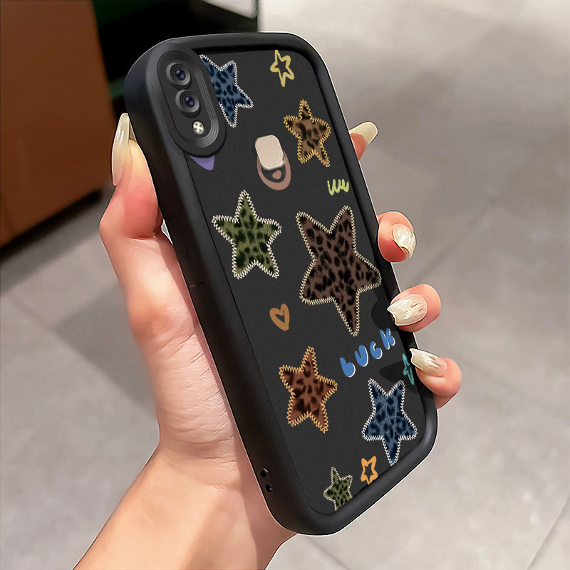 HP เคสโทรศัพท์สําหรับ VIVO V9 V9 Pro V9 เยาวชน Y85 Y85A Z1i Z3X กรณี konyol Star การ์ตูนหวาน Softcas