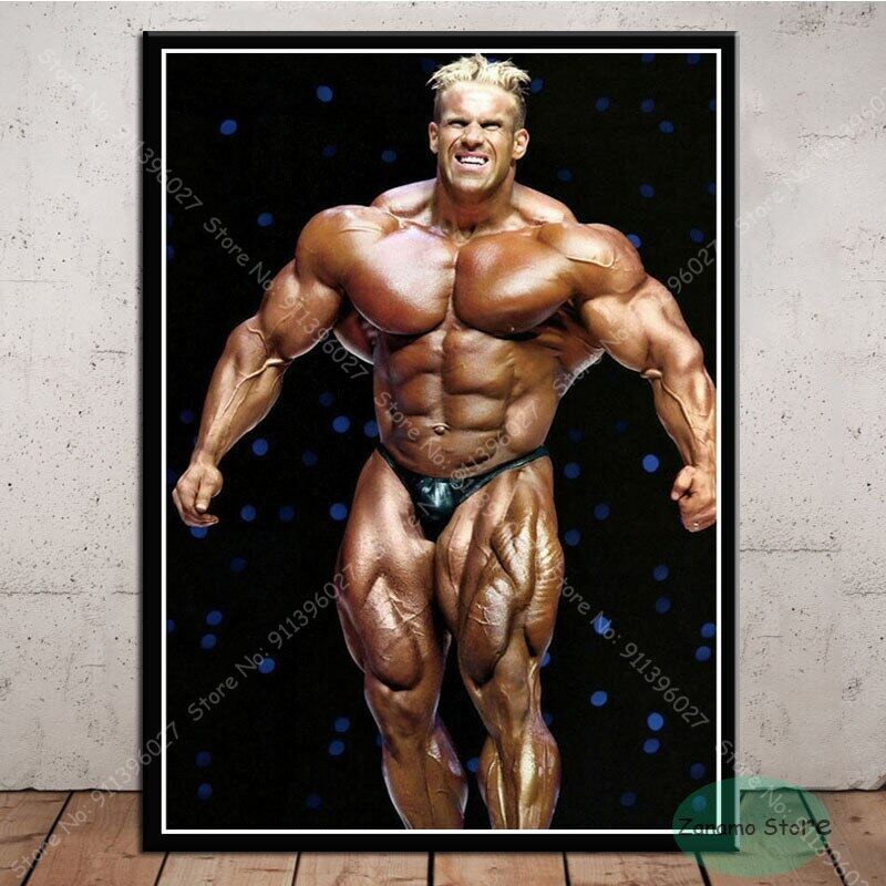 ZT58 โปสเตอร์ภาพวาด Jay Cutler กล้ามเนื้อ Gym Star สำหรับตกแต่งผนังห้องนั่งเล่น