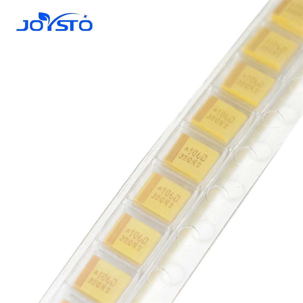 10PCS SMD Tantalum ตัวเก็บประจุประเภท B 3528 20V10UF 106D เดิมนําเข้า TAJB106K020RNJ