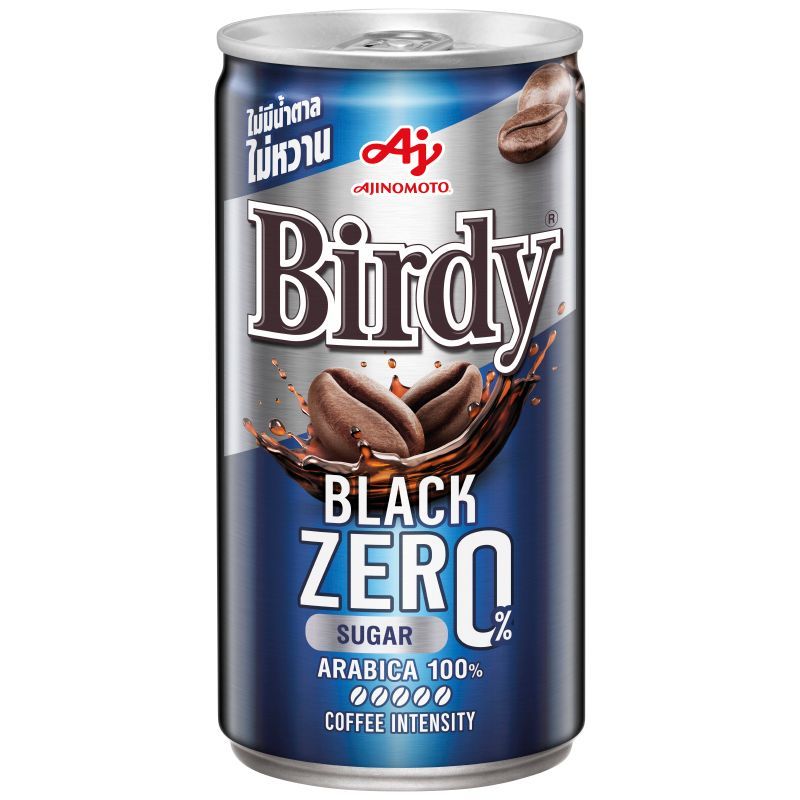 เบอร์ดี้แบล็คซีโร่ 180มล. Birdy Black Zero 180ml. [หมายเลขบาร์โค้ด 8850250012672]