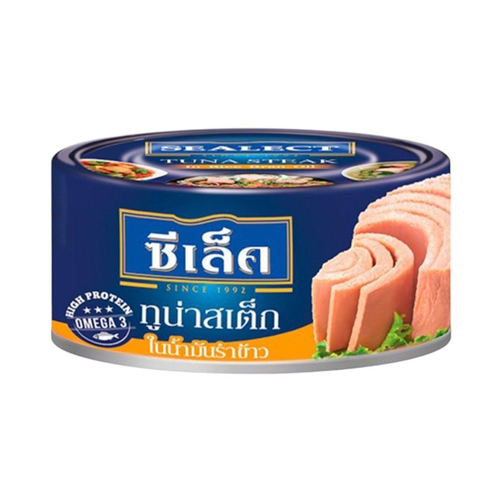 ซีเล็คทูน่าสเต็กในน้ำมันรำข้าว80ก