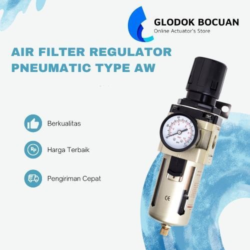 AW 4000-04D Air Filter Regulator Auto Drain 1/2 นิ้ว AW 4000 04D - DPV