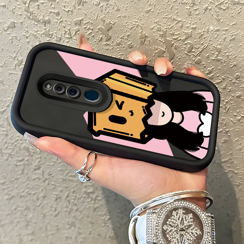 MESIN HPเคสโทรศัพท์สําหรับOPPO F11 F11 Pro A9 2019 A9xกรณีสองสีคู่Softcaseซิลิโคนกรณีรู้สึกเครื่องเป