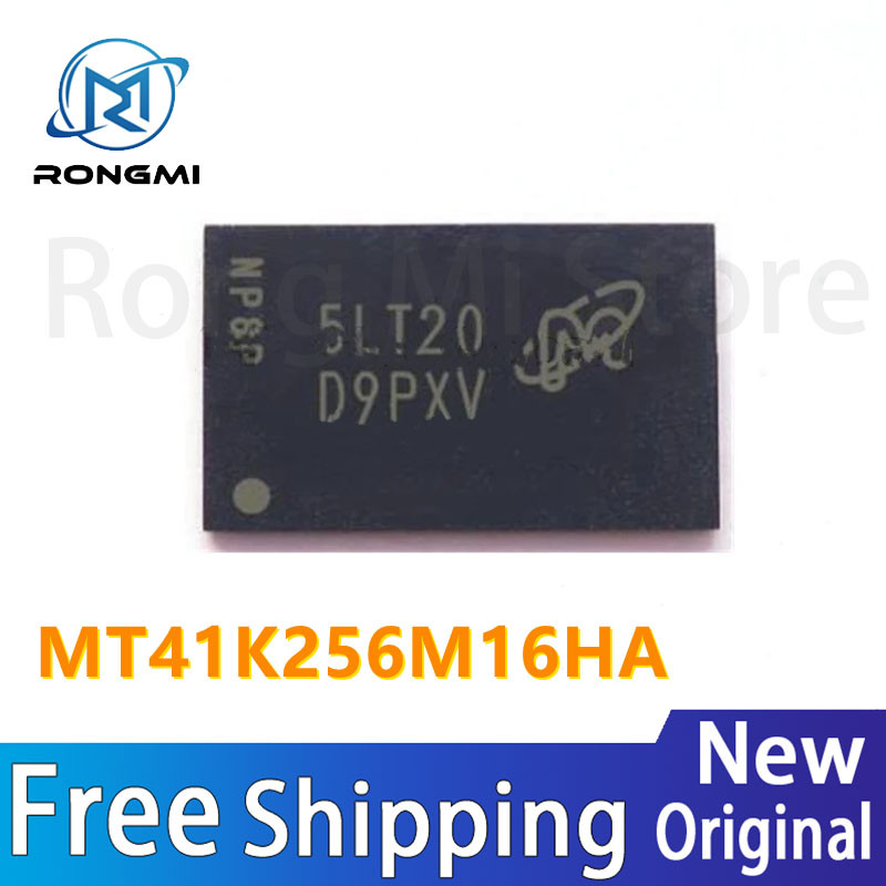 2PCS MT41K256M16HA MT41K256M16HA-125 IT: E BGA D9PZQ DDR3 ชิปเก็บ IC ในสต็อกขายส่ง