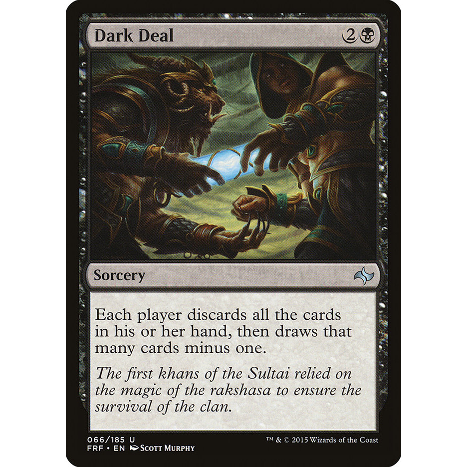 Dark Deal การ์ด Magic the Gathering [MTG] ของแท้