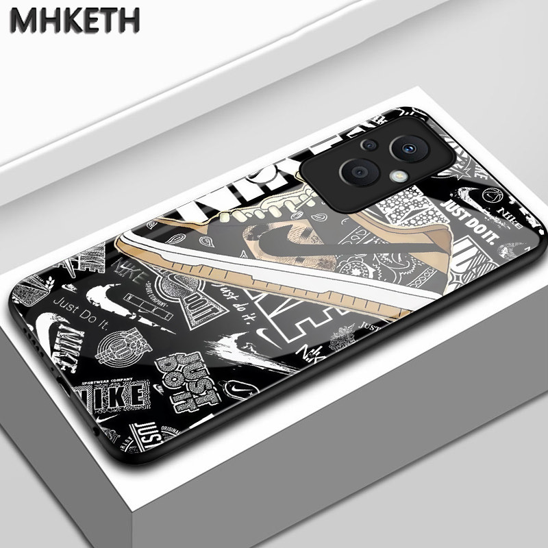 เคสสำหรับ OPPO Reno 7Z 5G Reno 8Z 5G Reno 7 Lite 8 Lite เคสโทรศัพท์ดาวเคราะห์มนุษย์อวกาศเปลือกแก้วกันกระแทก