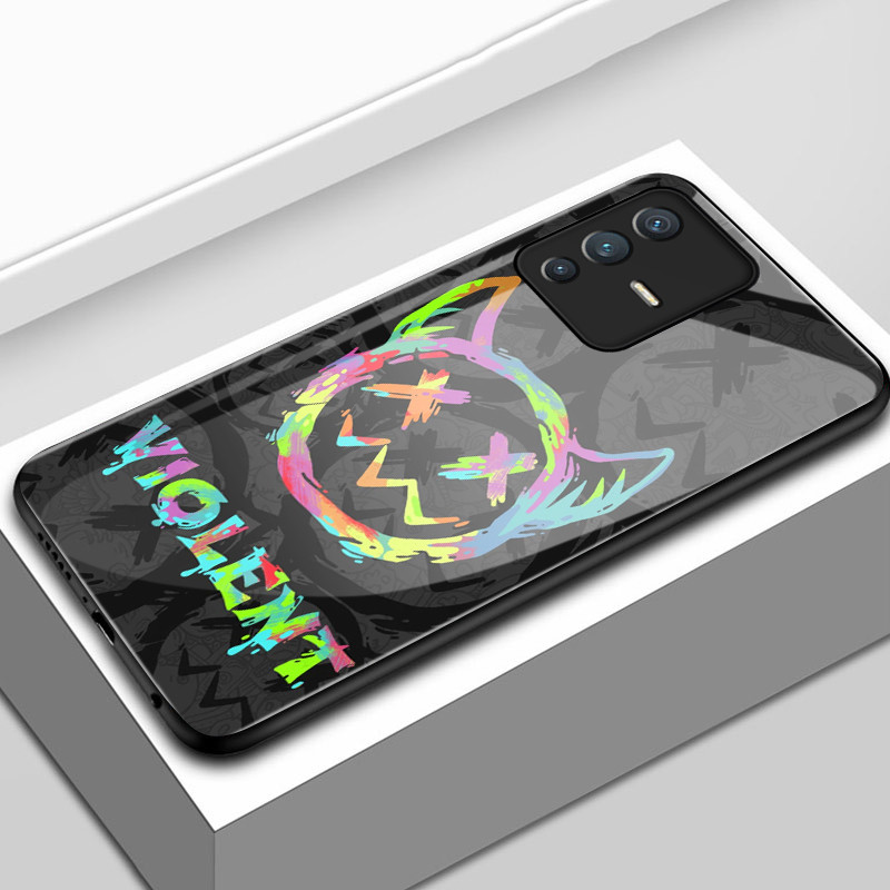 เคสสำหรับ VIVO V23 5G V23i 5G V23E 4G V23E 5G Y75 เคสโทรศัพท์ปีศาจเปลือกแก้วกันกระแทก