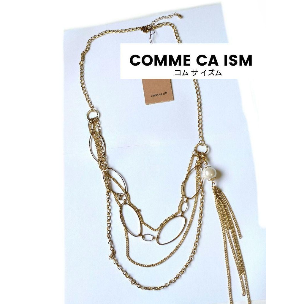 【Direct from Japan】สร้อยคอทองคำ COMME CA ISM ที่ไม่ได้ใช้【Japan Exclusive】