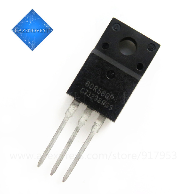 5 ชิ้น/ล็อต IPA60R580P IPA60R580 60R580P 60R580 TO-220F ใหม่เดิมในสต็อก