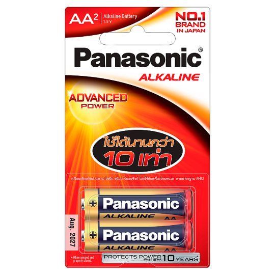 พานาโซนิค ถ่านALKALINE AA LR6T/2B