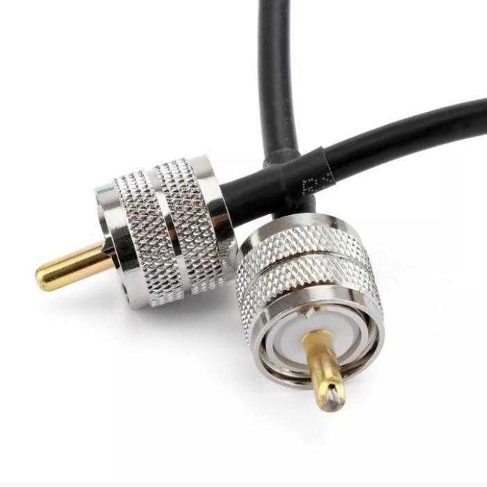 Rg58 PL259 ถึง PL259 สายจัมเปอร์ 15 เมตร LENGTH