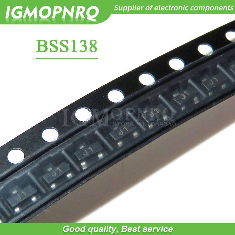 50 ชิ้น/ล็อต BSS138 J1 SOT 23 BSS138LT1G SOT23 MOSFET N ช่อง 50V 200MA ในสต็อก