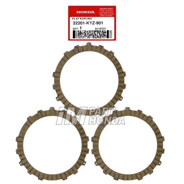 22201-KYZ-901 ซับคลัช 3 ชิ้น ใบมีด 125 Supra X 125 Helm in Fi