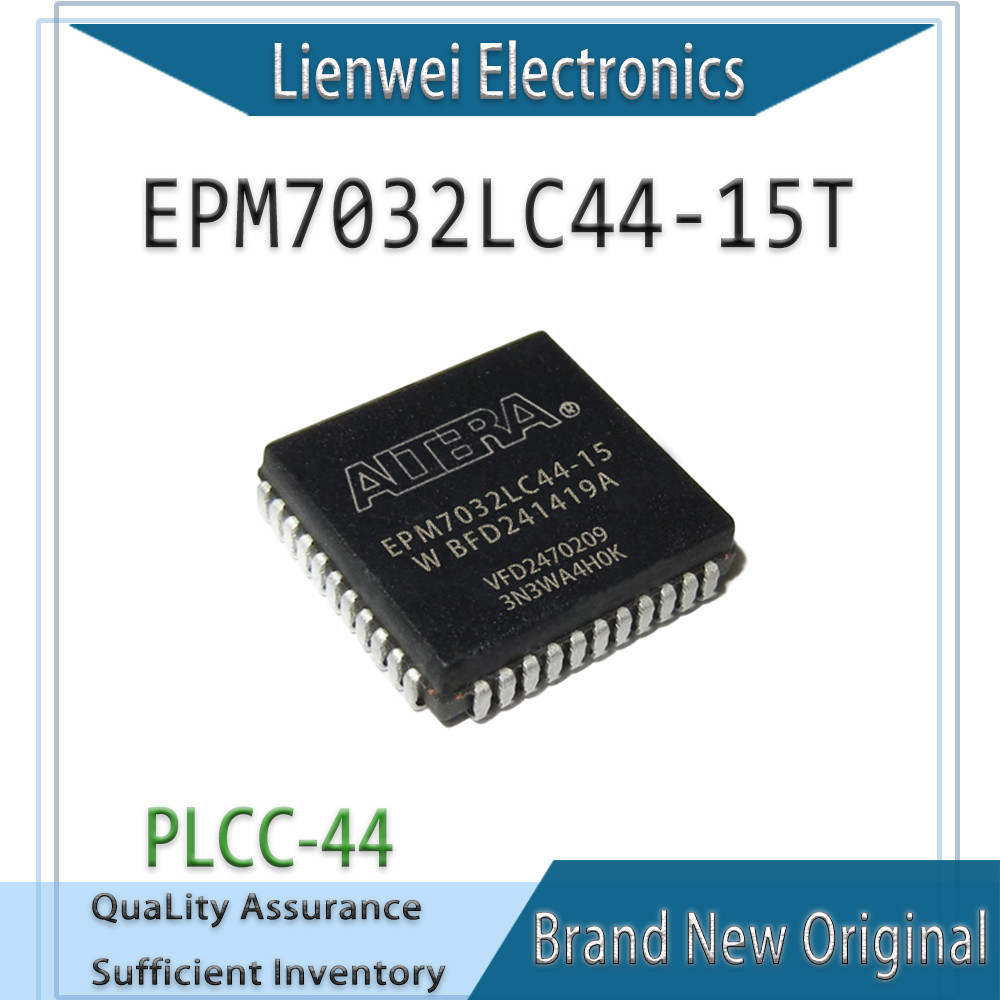 100% ใหม่ EPM7032LC44 EPM7032LC44-15T ชิปเซ็ต IC PLCC-44