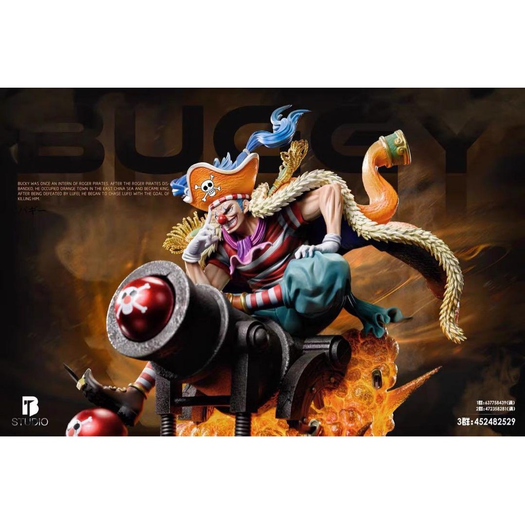 【Direct from Japan】One Piece New Four Emperors Joker Buggy Figure Garage Kit ทาสีแล้ว【Japan Exclusiv