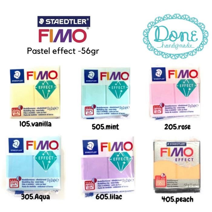 Ffy3- Fimo Effect Pastel Polymer Clay Modeling Clay วัสดุแกะสลัก